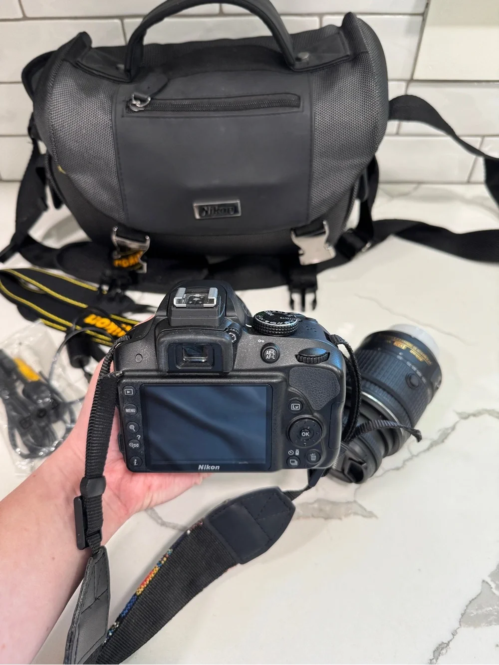 Nikon D3300 HD-SLR Camera 2 Lens Bundle with Case